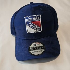 New Era Blue New York Rangers Cap